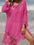 Cutout Fringe Scoop Neck Cover-Up