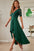 Lace Cutout V-Neck Short Sleeve Dress - store name