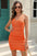 Cable-Knit V-Neck Wide Strap Mini Dress - store name
