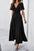 Slit V-Neck Short Sleeve Dress - store name