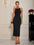Round Neck Wrap Midi Cami Dress - store name