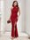 Slit Ruched Halter Neck Sleeveless Dress - store name