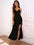 Slit Sequin V-Neck Cami Dress - store name