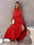 Ruffled Sleeveless Tiered Maxi Dress with Pockets - store name
