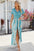 Smocked High-Low Printed Surplice Dress - store name