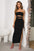 Cutout Strapless Split Dress - store name