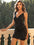 Sequin Surplice Mini Wrap Dress - store name
