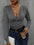 Lace Detail Plunge Long Sleeve Bodysuit - store name