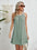 Eyelet Grecian Neck Mini Dress - store name