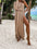 Slit Openwork Single Shoulder Knit Dress - store name