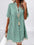 Tassel Printed Notched Half Sleeve Mini Dress - store name