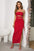 Cutout Strapless Split Dress - store name