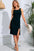 Round Neck Slit Sleeveless Dress - store name