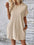 Pocketed Round Neck Short Sleeve Dress - store name