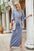 Cutout Split Puff Sleeve Maxi Dress - store name