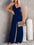 Neckholder-Jumpsuit mit weitem Bein