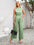 Ärmelloser Jumpsuit mit Cut-outs und weitem Beinausschnitt und Bindeband