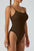 Scoop Neck Spaghetti Strap Active Bodysuit - store name