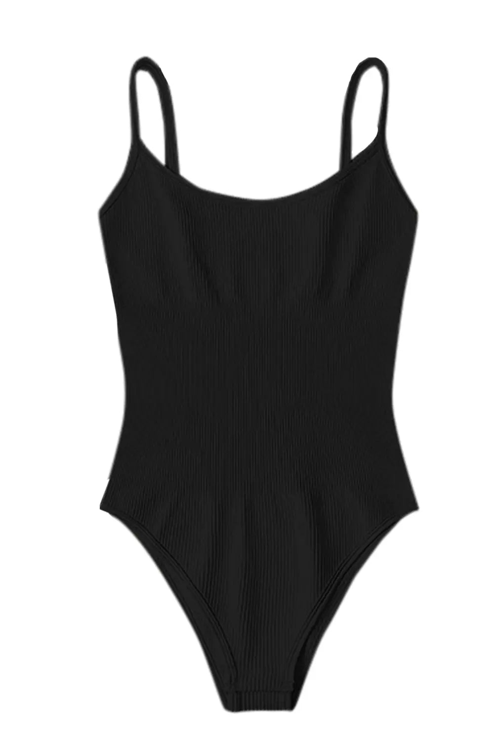 Scoop Neck Spaghetti Strap Bodysuit - store name