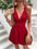 Knot Detail Tie Back Romper