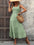 Smocked Scoop Neck Sleeveless Tank Dress - store name