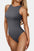 Ribbed Round Neck Sleeveless Active Bodysuit